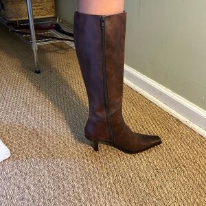 Franco Martini, Brown Leather Boots. Women’s Size 8.